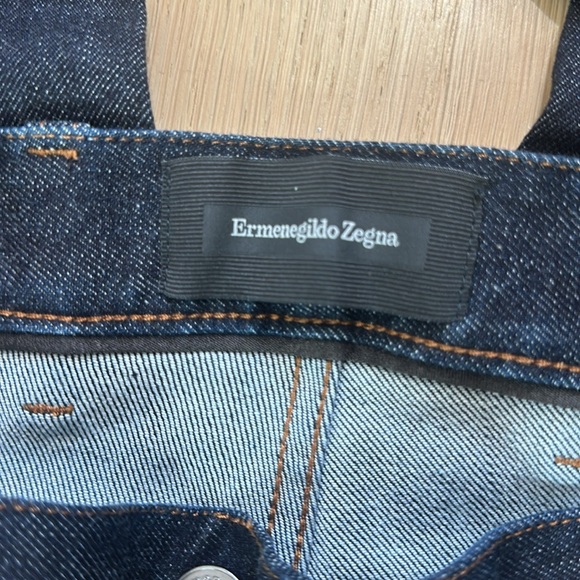 Ermenegildo Zegna 5 pocket dark wash jeans 34R (36x34) NWT - Picture 9 of 12